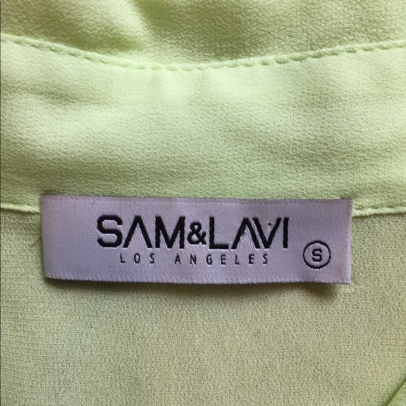 2/$10! Sam & Lavi sheer rayon blouse - Picture 4 of 7